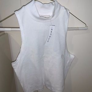 White High Neck Shirt